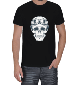 Tisho - Motorrad Skull Erkek Tişört