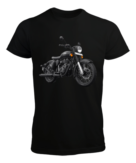 Tisho - motosiklet Siyah Erkek Tişört