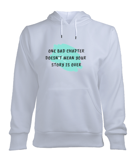 Tisho - Motto Sweatshirt Kadın Kapşonlu Hoodie Sweatshirt