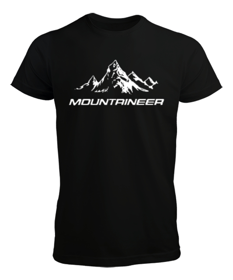 Mountaineer Siyah Siyah Erkek Tişört