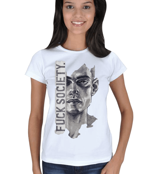 Tisho - Mr. Robot Fsociety Kadın T-shirt Kadın Tişört