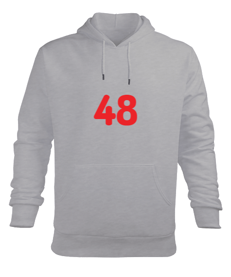 Tisho - Muğla 48 Erkek Kapüşonlu Hoodie Sweatshirt