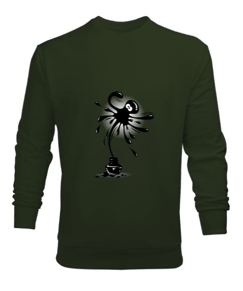 Tisho - Mürekkep Temalı Erkek Sweatshirt