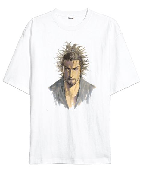 Tisho - Musashi The Dream of the Last Samurai Anime Baskılı Oversize Unisex Tişört