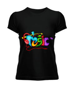 Tisho - music kadın t-shirt Kadın Tişört