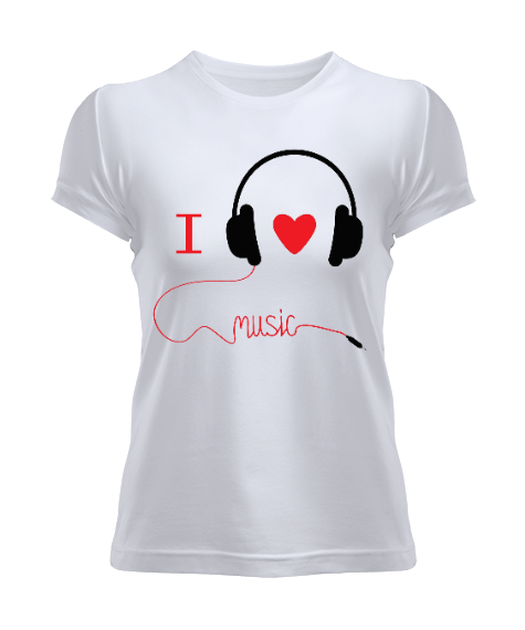 Tisho - music Kadın Tişört