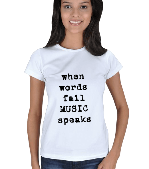 Tisho - MUSIC Kadın Tişört