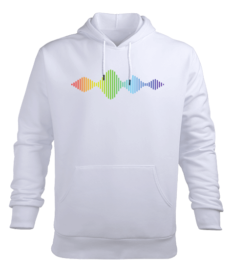 Tisho - MUSİC MİXED UP Erkek Kapüşonlu Hoodie Sweatshirt