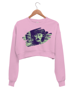 Mustafa Kemal Atatürk Asker Kadın Crop Sweatshirt - Tisho