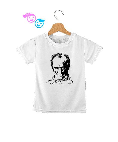 Tisho - Mustafa Kemal Atatürk Beyaz Çocuk Unisex