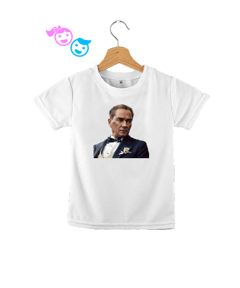 Tisho - Mustafa Kemal Atatürk Beyaz Çocuk Unisex