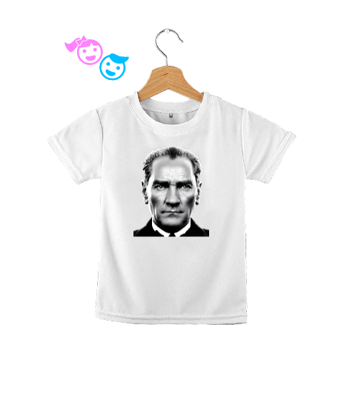 Tisho - Mustafa Kemal Atatürk Beyaz Çocuk Unisex