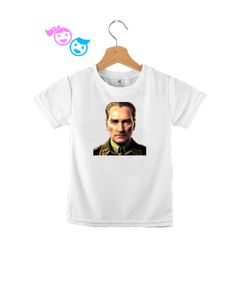 Tisho - Mustafa Kemal Atatürk Beyaz Çocuk Unisex