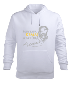 MUSTAFA KEMAL ATATÜRK Erkek Kapüşonlu Hoodie Sweatshirt - Tisho