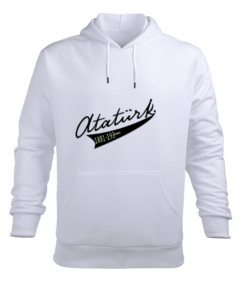 Tisho - Mustafa Kemal ATATÜRK Erkek Kapüşonlu Hoodie Sweatshirt