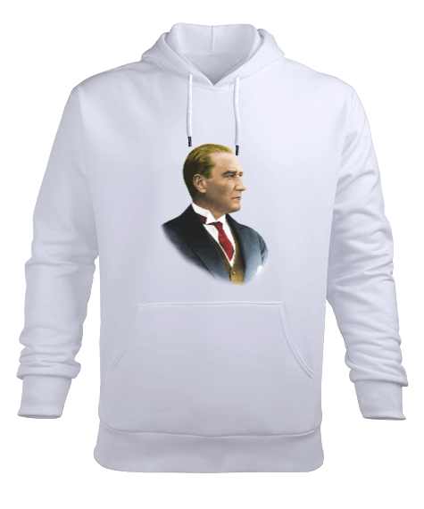 Tisho - Mustafa Kemal Atatürk Erkek Kapüşonlu Hoodie Sweatshirt