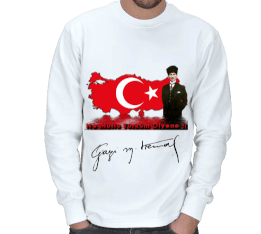 MUSTAFA KEMAL ATATÜRK ERKEK SWEATSHIRT - Tisho
