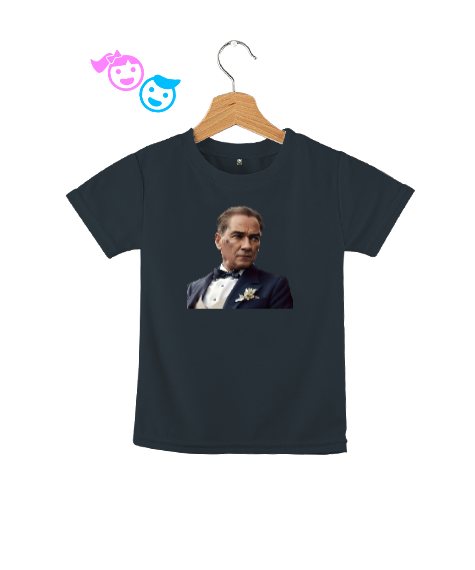 Tisho - Mustafa Kemal Atatürk Füme Çocuk Unisex