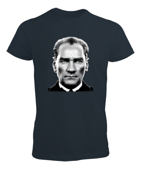 Tisho - Mustafa Kemal Atatürk Füme Erkek Tişört