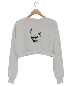 Mustafa Kemal Atatürk Kadın Crop Sweatshirt - Tisho