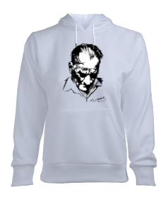 Mustafa Kemal Atatürk Kadın Kapşonlu Hoodie Sweatshirt - Tisho