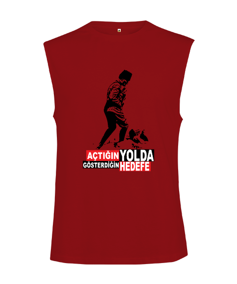 mustafa kemal atatürk Kesik Kol Unisex Tişört - Tisho