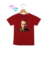 Mustafa Kemal Atatürk Kırmızı Çocuk Unisex - Tisho