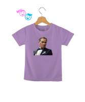 Mustafa Kemal Atatürk Lila Çocuk Unisex - Tisho