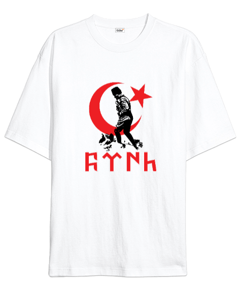 Tisho - mustafa kemal atatürk Oversize Unisex Tişört