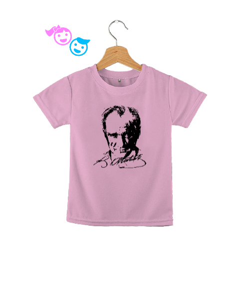 Tisho - Mustafa Kemal Atatürk Pembe Çocuk Unisex