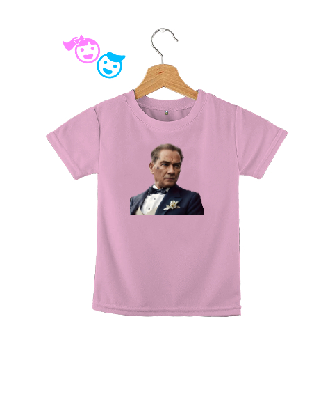 Tisho - Mustafa Kemal Atatürk Pembe Çocuk Unisex