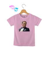Mustafa Kemal Atatürk Pembe Çocuk Unisex - Tisho