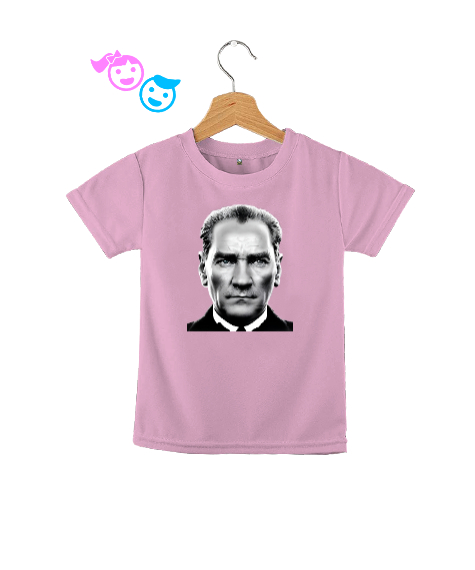 Tisho - Mustafa Kemal Atatürk Pembe Çocuk Unisex