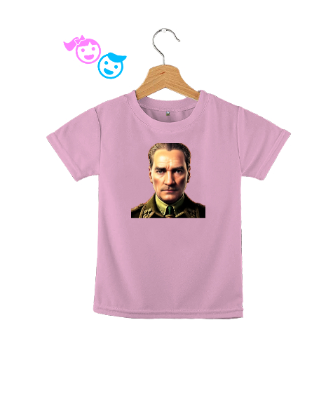 Tisho - Mustafa Kemal Atatürk Pembe Çocuk Unisex