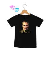Mustafa Kemal Atatürk Siyah Çocuk Unisex - Tisho
