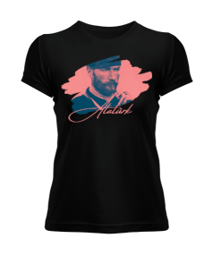 Mustafa Kemal Atatürk Sözleri Türkiye Askeri Kadın Tişört - Tisho