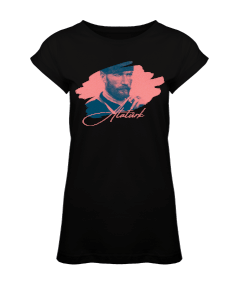 Mustafa Kemal Atatürk Sözleri Türkiye Askeri Kadın Tunik - Tisho