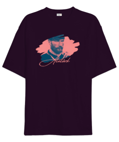 Mustafa Kemal Atatürk Sözleri Türkiye Askeri Oversize Unisex Tişört - Tisho