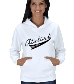 Mustafa Kemal ATATÜRK swatshirt Kadın Kapşonlu - Tisho