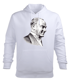 Mustafa Kemal Atatürk T2 Erkek Kapüşonlu Hoodie Sweatshirt - Tisho