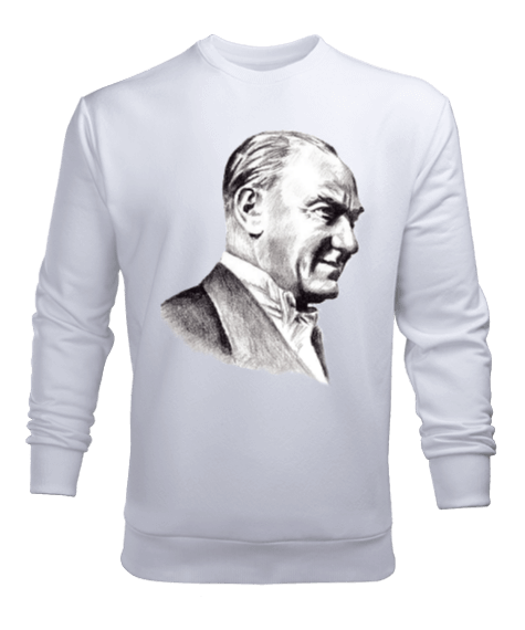 Tisho - Mustafa Kemal Atatürk T2 Erkek Sweatshirt