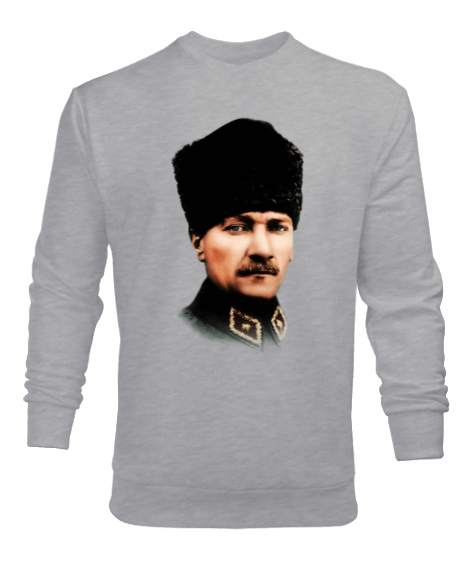 Tisho - Mustafa Kemal Atatürk T3 Erkek Sweatshirt