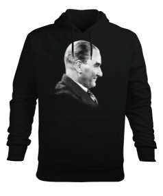 Mustafa Kemal Atatürk T4 Erkek Kapüşonlu Hoodie Sweatshirt - Tisho