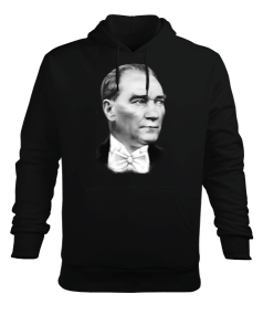 Tisho - Mustafa Kemal Atatürk T5 Erkek Kapüşonlu Hoodie Sweatshirt