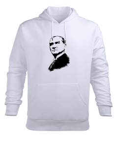 Mustafa Kemal Atatürk tasarımlı Erkek Kapüşonlu Hoodie Sweatshirt - Tisho