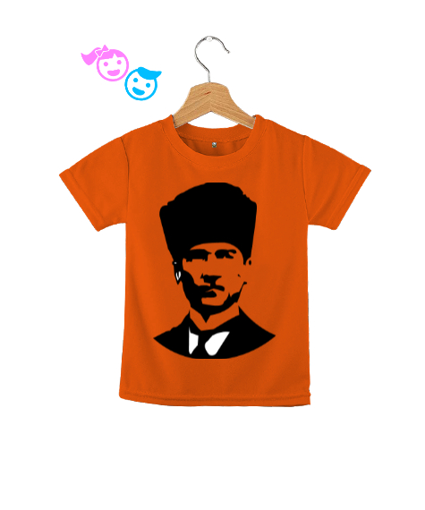 Tisho - Mustafa Kemal Atatürk Turuncu Çocuk Unisex