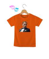 Mustafa Kemal Atatürk Turuncu Çocuk Unisex - Tisho