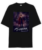 Mustafa Kemal Atatürk V5 Siyah Oversize Unisex Tişört - Tisho