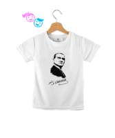 Mustafa Kemal ATATÜRK Ve İmzası Beyaz Çocuk Unisex - Tisho