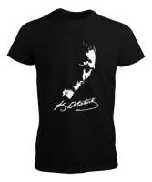 Mustafa Kemal Atatürk Ve İmzası V2 Siyah Erkek Tişört - Tisho